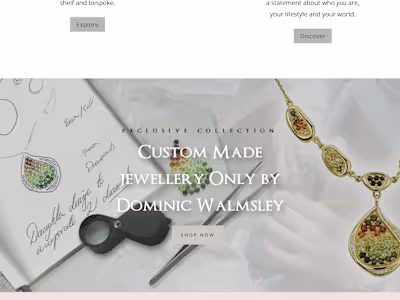Dominic Walmsley Bespoke Jewellery