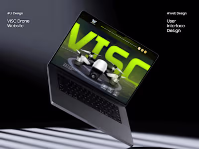 Drone Delivery Web Design