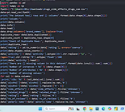 Drugs Effects and medical conditions