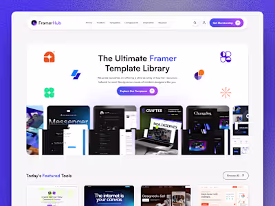 FramerHub - Membership Site