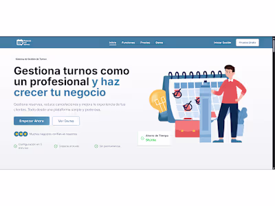 Reserva tus turnos - Sistema de Gestión de Turnos Online
