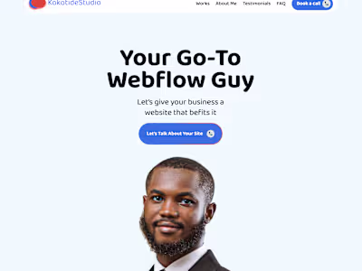 Kokotide Studio Portfolio Website