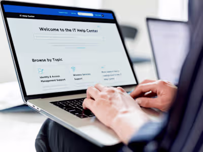 User-centered university IT support