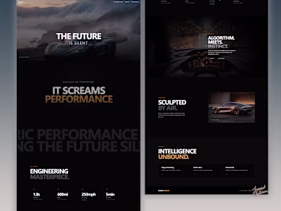 I recently tried building this cinematic, dark-themed style ...