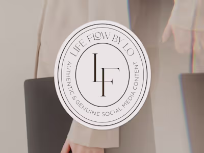 Brand Design for Social Media Manager Life Flow by Lo