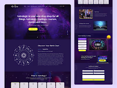4STROLOGIC Landing Page