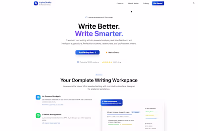 AI Writing Summary Platform Design