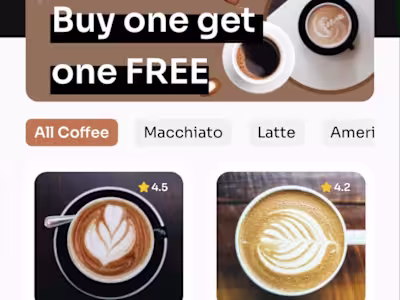 Coffee Store Mobile App