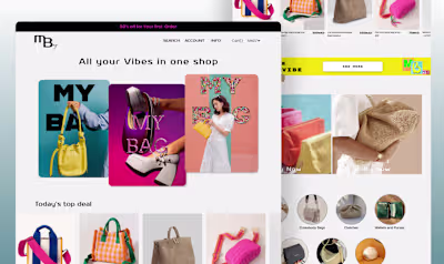 Fashion E-commerce Website for Bag Lovers