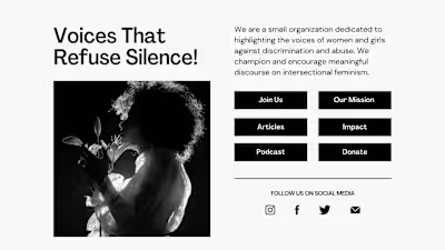 Landing Page Design for NGOs & Social Impact Organizations