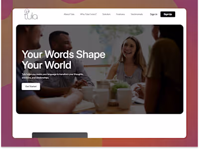 Tula Transformation | Personal AI