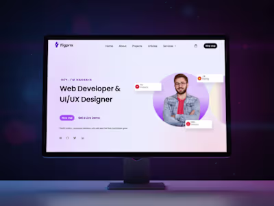 Modern Website Template (UI/UX Design)