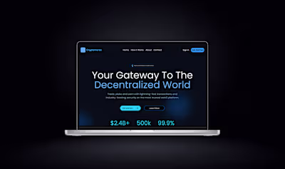 Cryptoverse Landing Page
