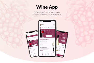 Wine app design :: Behance