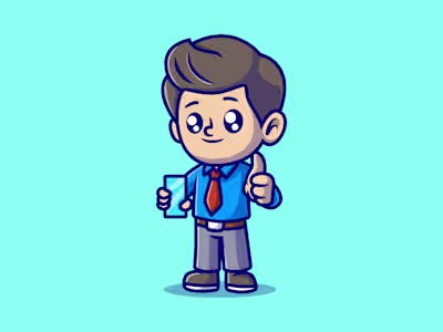 Cute Businessman