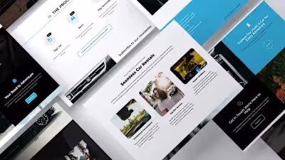 Car Rental Website Design | WordPress Elementor UI/UX