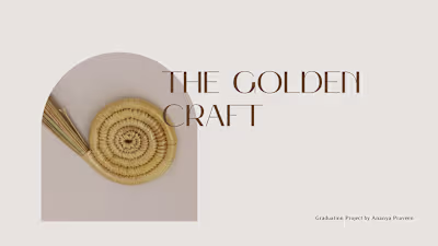 The Golden Craft on Behance