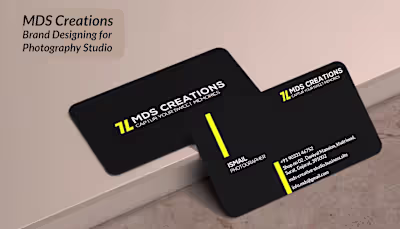Business Card Designing for Photography Studio