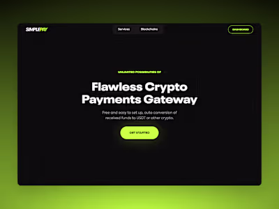 SimplePay - Crypto Paymens Gateway