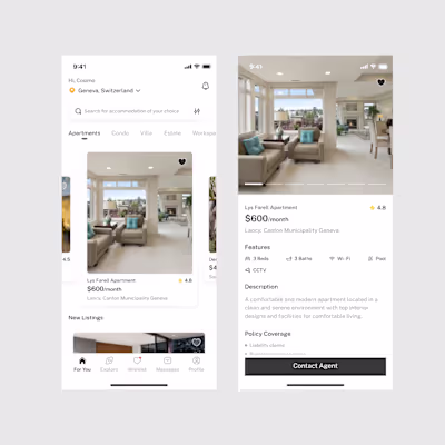 Rental Application :: Behance