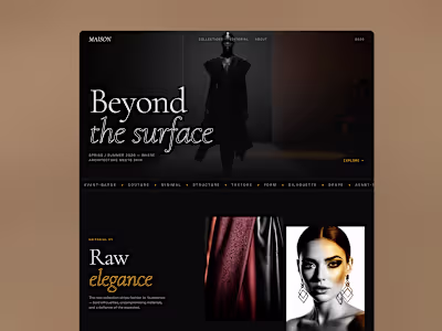 MAISON - Dark Premium Fashion