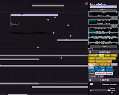 Microtonal Piano roll