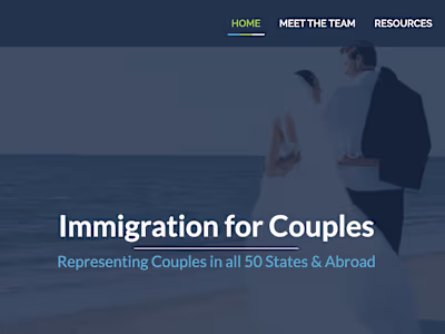 Couples Immigration Onboarding Guide