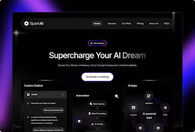 Premium AI agency framer template 