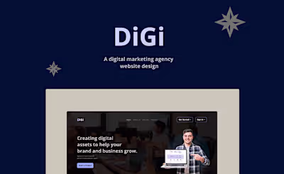 Digital Agency Website Landing Page