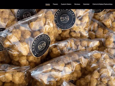 Sweetly Salted – Handcrafted Glazed Puffed Corn