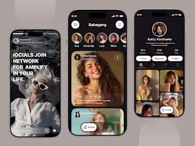 Here is my Social Media App UI Design Redesign Feel free to ...