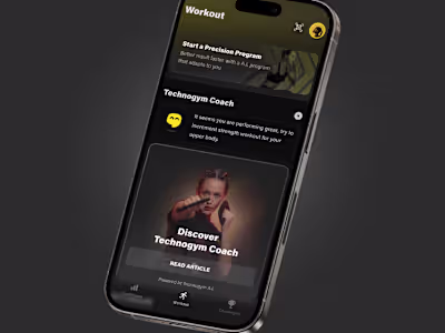 Technogym Training & Workout App Development
