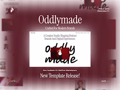 Designed and built Oddly Made