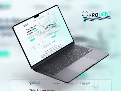 UI/UX Design for Dental clinic
