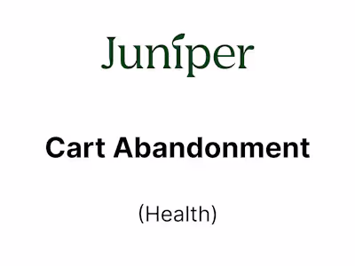 Juniper Cart Abandonment Series