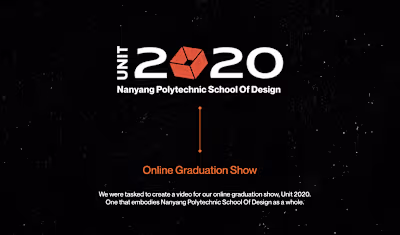 Unit 2020 Graduation Video on Behance