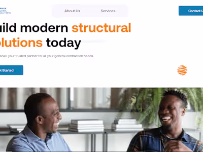 KANAX Global Solutions Website – Website for general contractin…