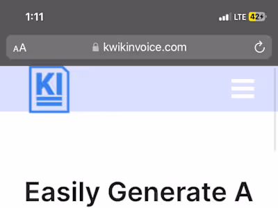 Kwik Invoice