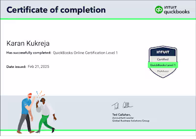 QuickBooks Certification