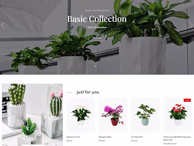 Shopify Plant Store