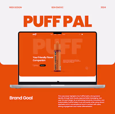 Vape Landing Page Design