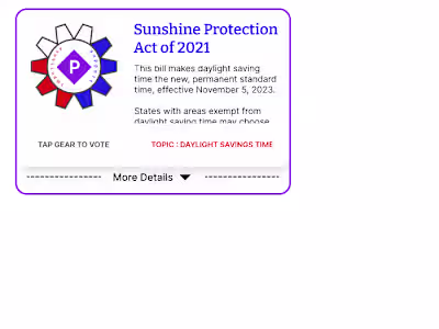 Prototype of visual feedback elements