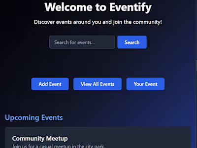 It is event management platform