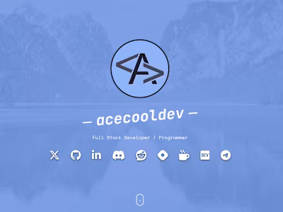 Personal Portfolio Website