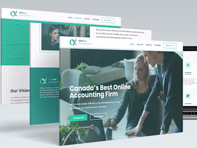 Accounting Website Design