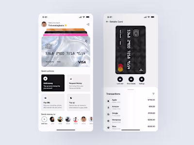 Finance app