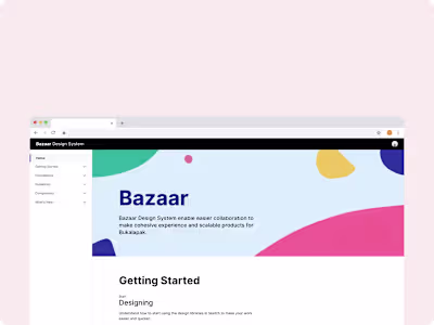 Bazaar Design System