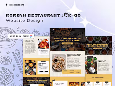 🇰🇷 K-Go Website Design