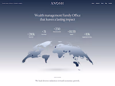 Dr. Anosh Ahmed’s Private Family Office | PFOAA