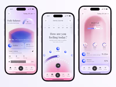 Soft Pulse is a mobile interface concept exploring rhythm, s...
